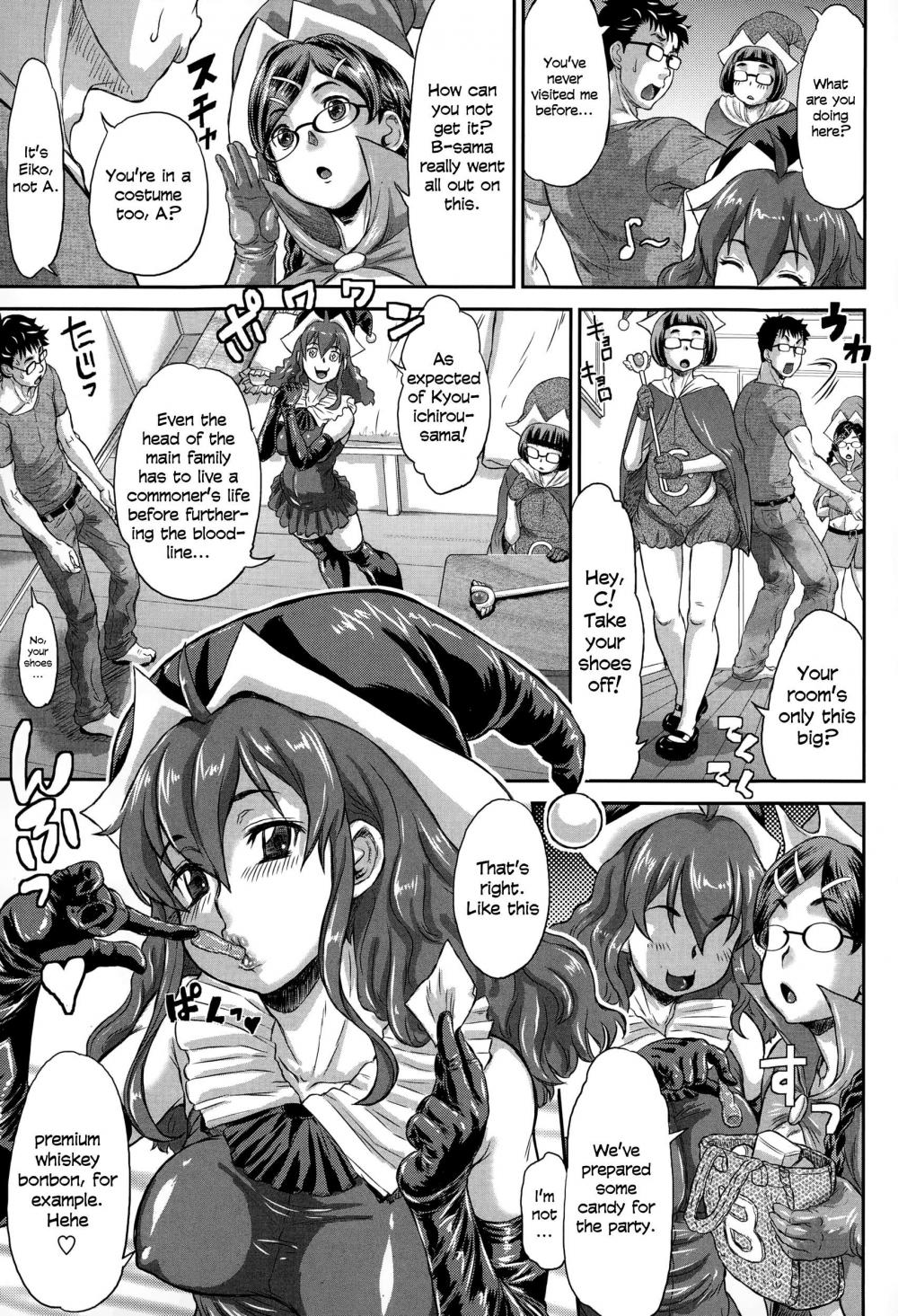 Hentai Manga Comic-Queen B's Halloween-Read-7